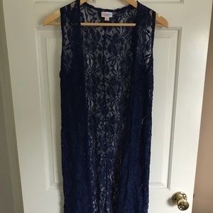 LuLaRoe Navy Lace Joy